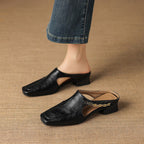 Vivienne | Mules Slingback a Punta Quadrata