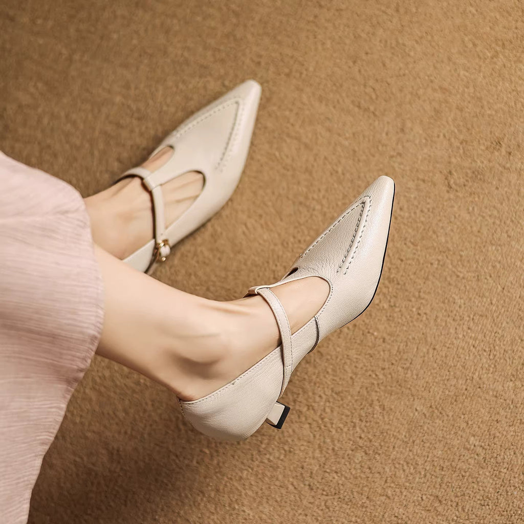 Eliza | Tacchi a T-Strap Punta