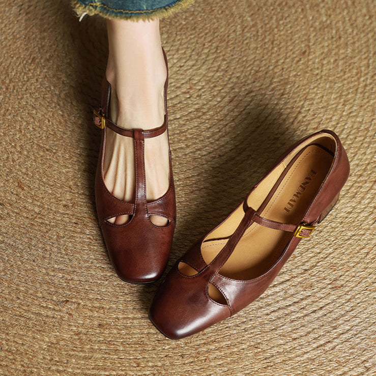 Elena | Tacchi T-Strap Senza Tempo