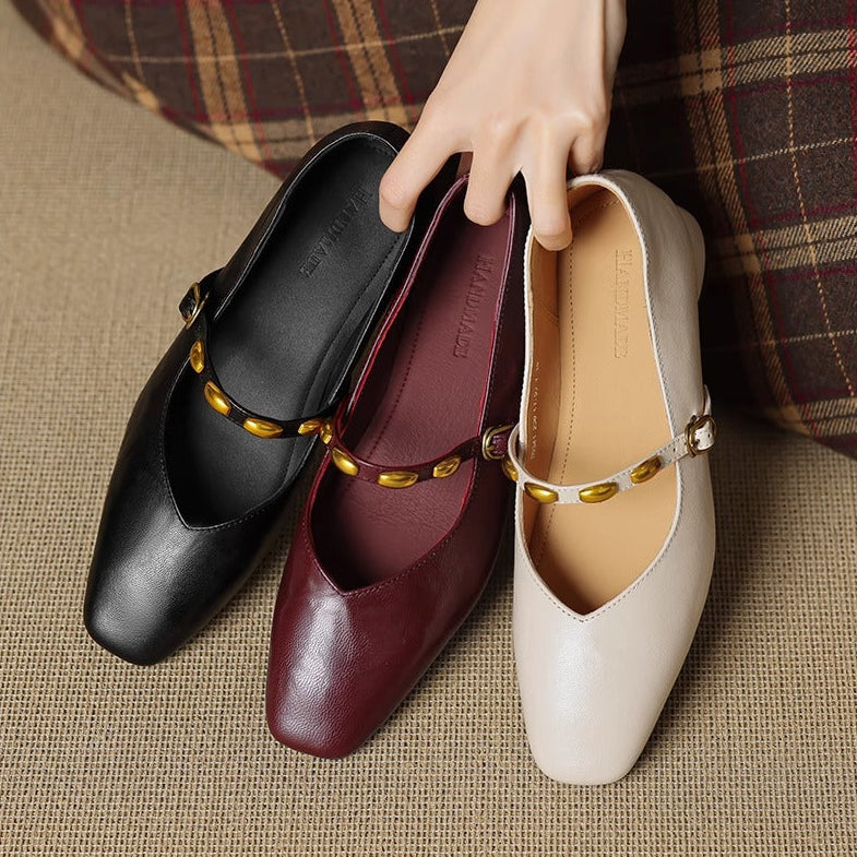 Dahlia | Mary Janes Vintage con Fibbia