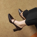 Elise | Classiche Mary Jane con Tacco a Blocco