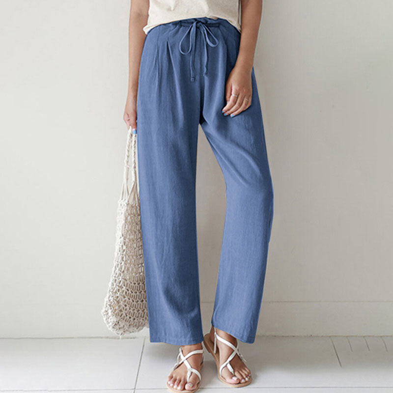 Vara - Pantaloni Relaxed Fit con Cordon de Serrage