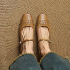 Marlow | Ballerine Mary Jane con Punta Quadrata