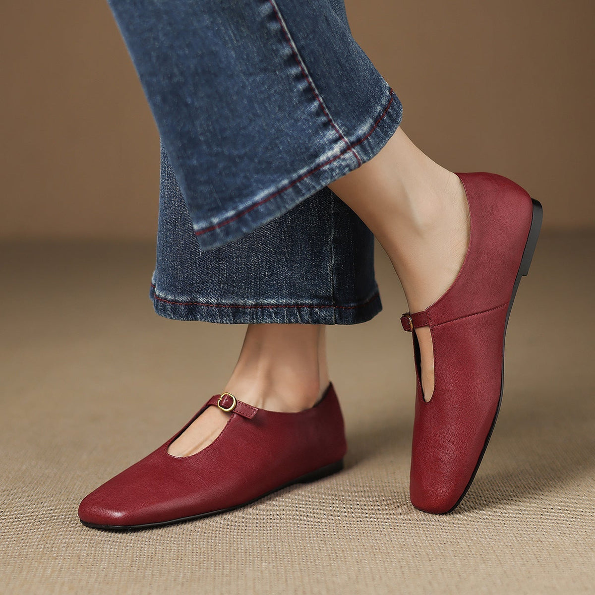 Eleanor | Ballerine Mary Jane con T-Strap