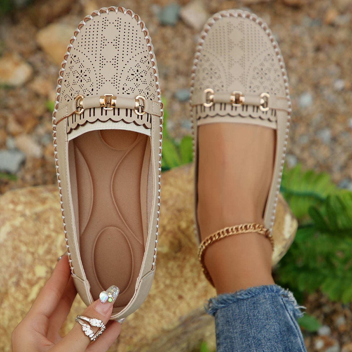 Élorianne | Mocassins Confort Quotidien à Style Élégant