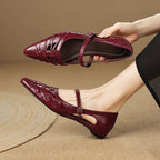 Margery | Ballerine Mary Jane con Cinturino Punta