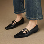 Etta | Mules a doppia fascia con brogue