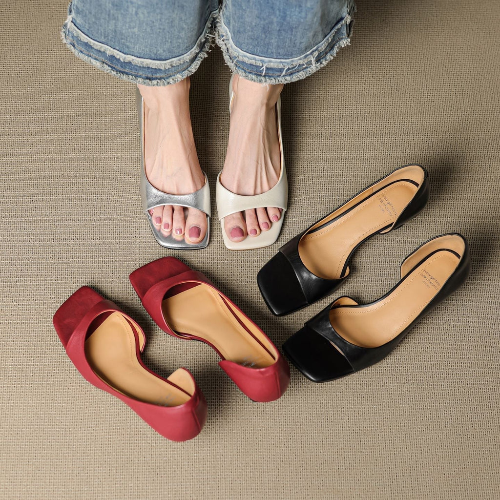Delaney | Tacchi a Kitten Peep-Toe