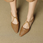 Elodie | Tacchi T-Strap Intrecciati