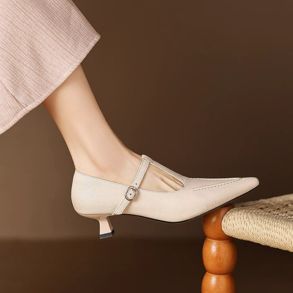 Eliza | Tacchi a T-Strap Punta