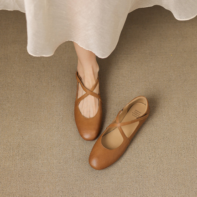 Cara | Ballerine con Cinturino Incrociato