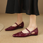 Margery | Ballerine Mary Jane con Cinturino Punta