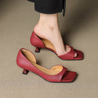 Delaney | Tacchi a Kitten Peep-Toe