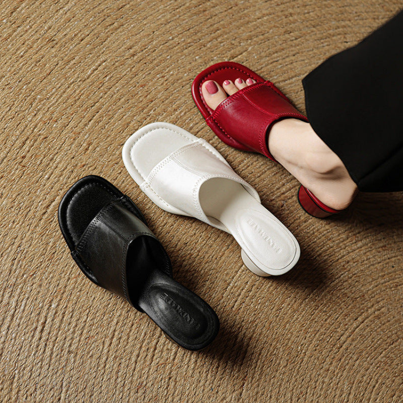 Brynn | Mules Eleganti con Tacco Blocco