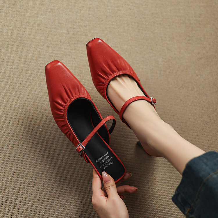 Elsa | Mules con Cinghietta Arricciata