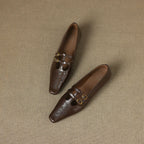 Etta | Mules a doppia fascia con brogue