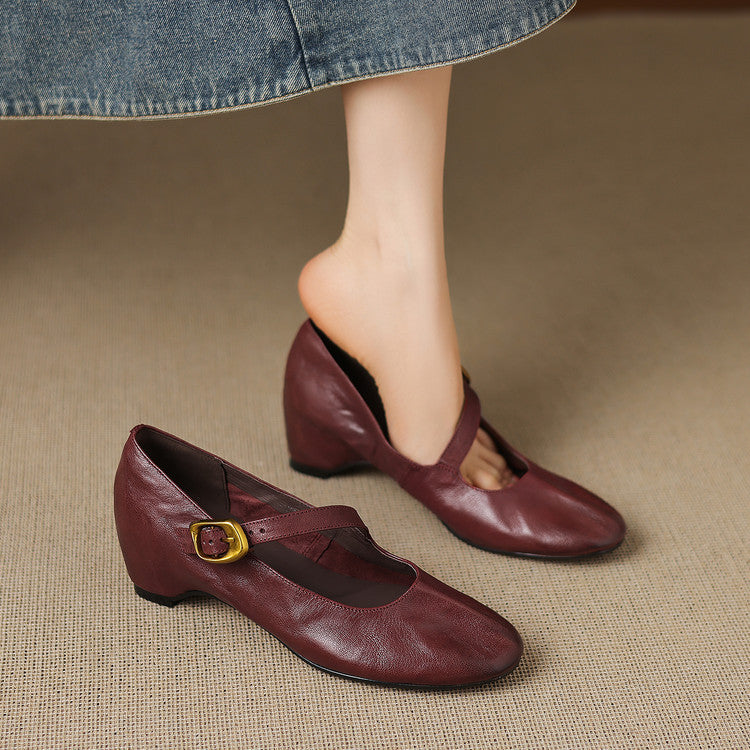 Eloise | Mary Jane Flats con Cinturino alla Caviglia