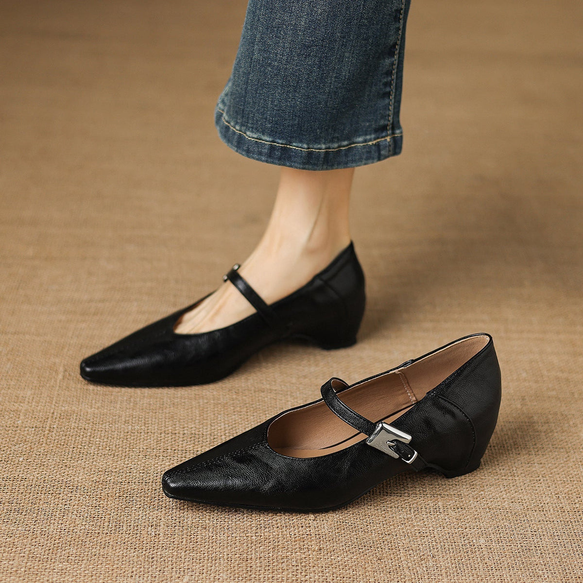 Erin | Ballerine Mary Jane a Punta