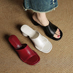 Brynn | Mules Eleganti con Tacco Blocco