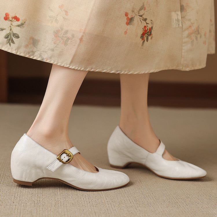 Eloise | Mary Jane Flats con Cinturino alla Caviglia