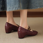 Eloise | Mary Jane Flats con Cinturino alla Caviglia