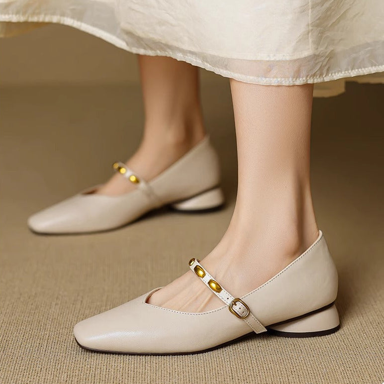 Dahlia | Mary Janes Vintage con Fibbia