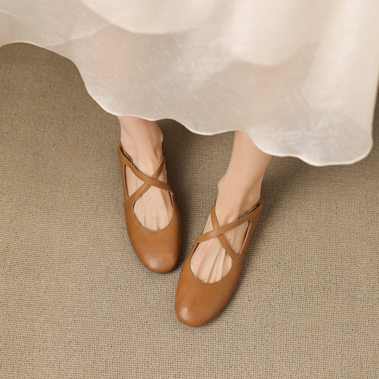 Cara | Ballerine con Cinturino Incrociato