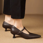 Eliza | Tacchi a T-Strap Punta