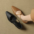 Elodie | Tacchi T-Strap Intrecciati