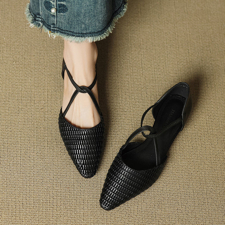 Elodie | Tacchi T-Strap Intrecciati