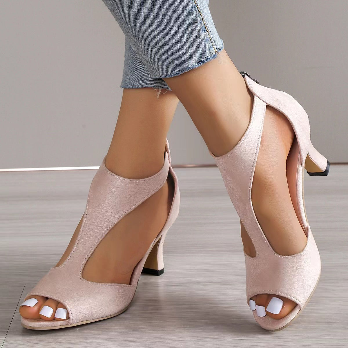 Aurore | Escarpins ajourés à talons