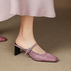 Elsa | Mules con Cinghietta Arricciata