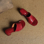 Brynn | Mules Eleganti con Tacco Blocco