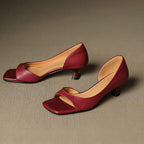 Delaney | Tacchi a Kitten Peep-Toe