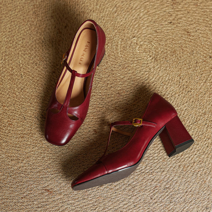 Elena | Tacchi T-Strap Senza Tempo