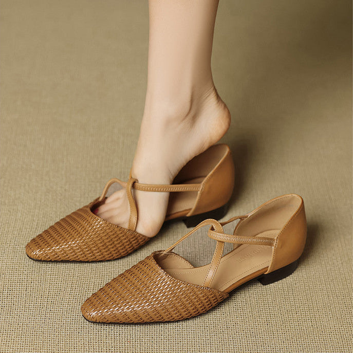 Elodie | Tacchi T-Strap Intrecciati
