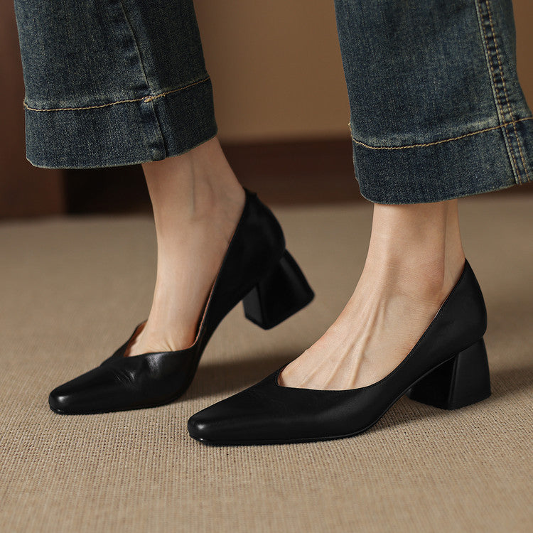 Lila | Tacchi con Tacco a Blocco Punta