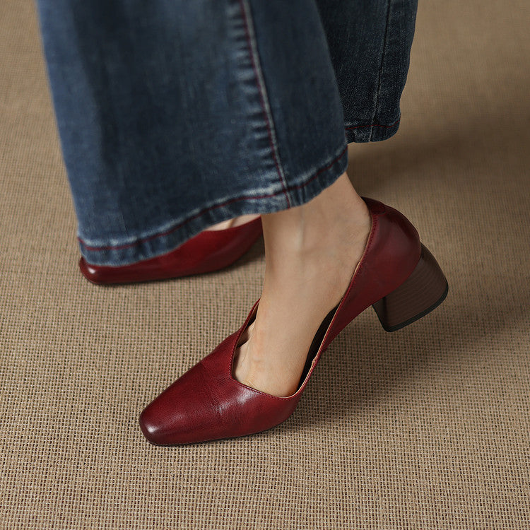 Lila | Tacchi con Tacco a Blocco Punta