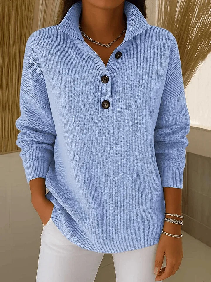 Amparo | Maglione in Jersey con Collo a V