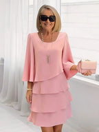 Catherine | Vestito Elegante con Volant