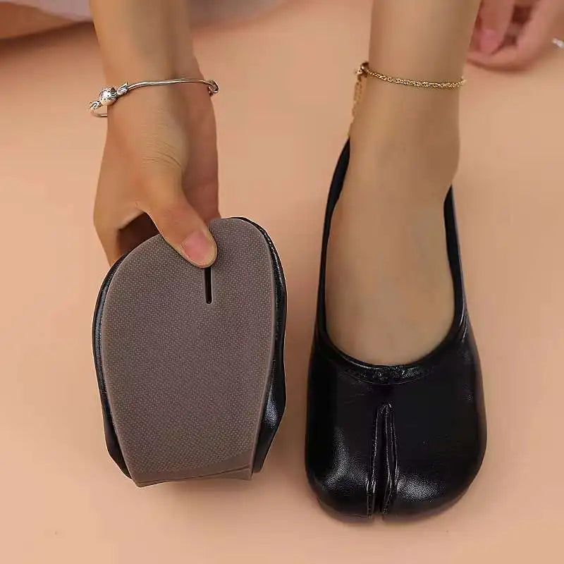 Elena | Ballerine Tabi in Pelle Morbida
