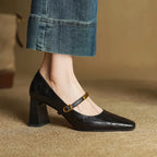 Elise | Classiche Mary Jane con Tacco a Blocco