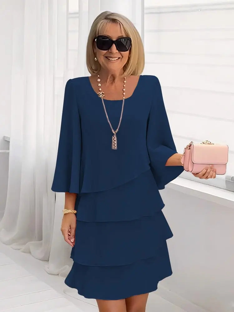 Catherine | Vestito Elegante con Volant