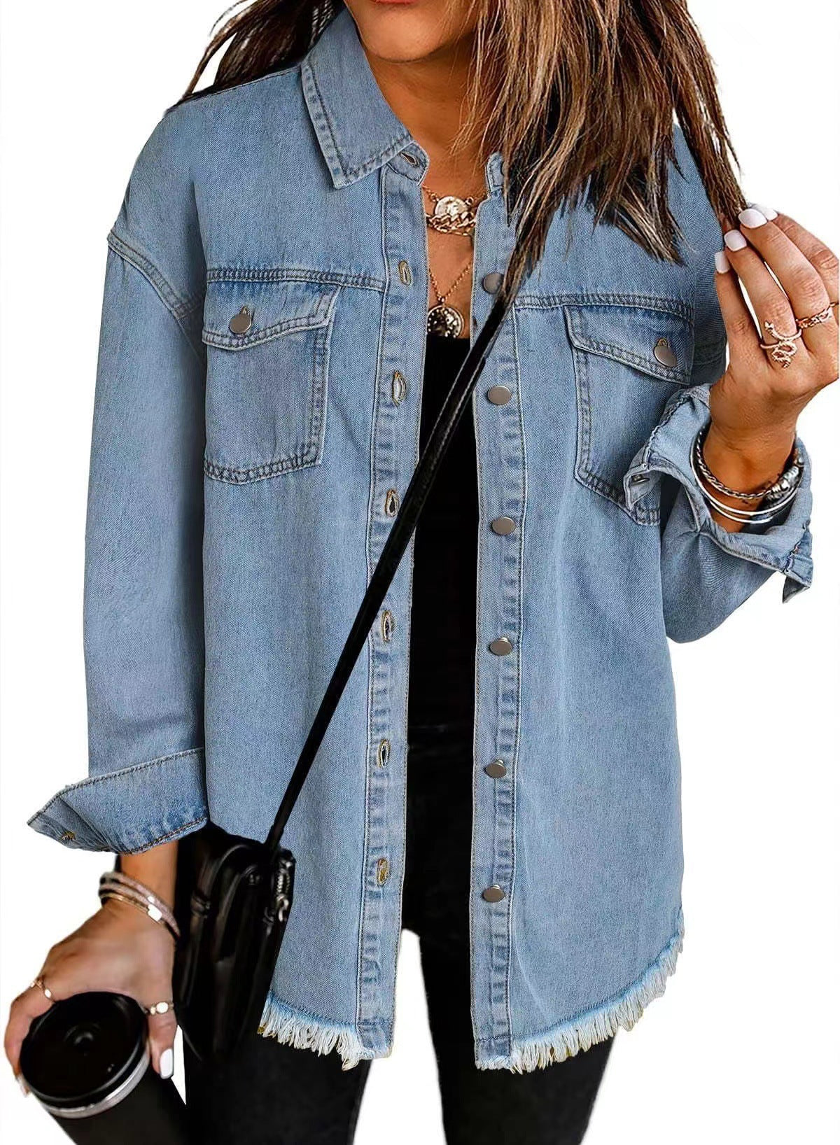Arlena | Giacca in denim classica per tutti i giorni