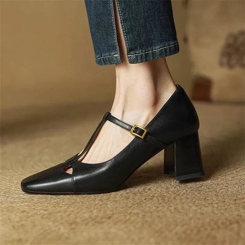 Elena | Tacchi T-Strap Senza Tempo