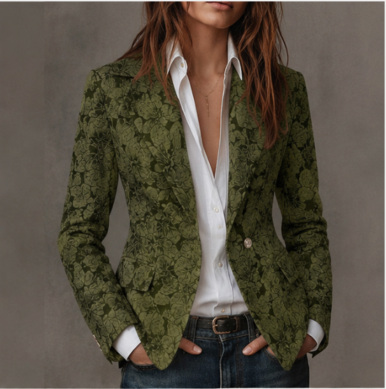 Estelle | Blazer Jacquard Cashmere Attillato