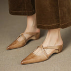 Graziana | Mules in Vera Pelle