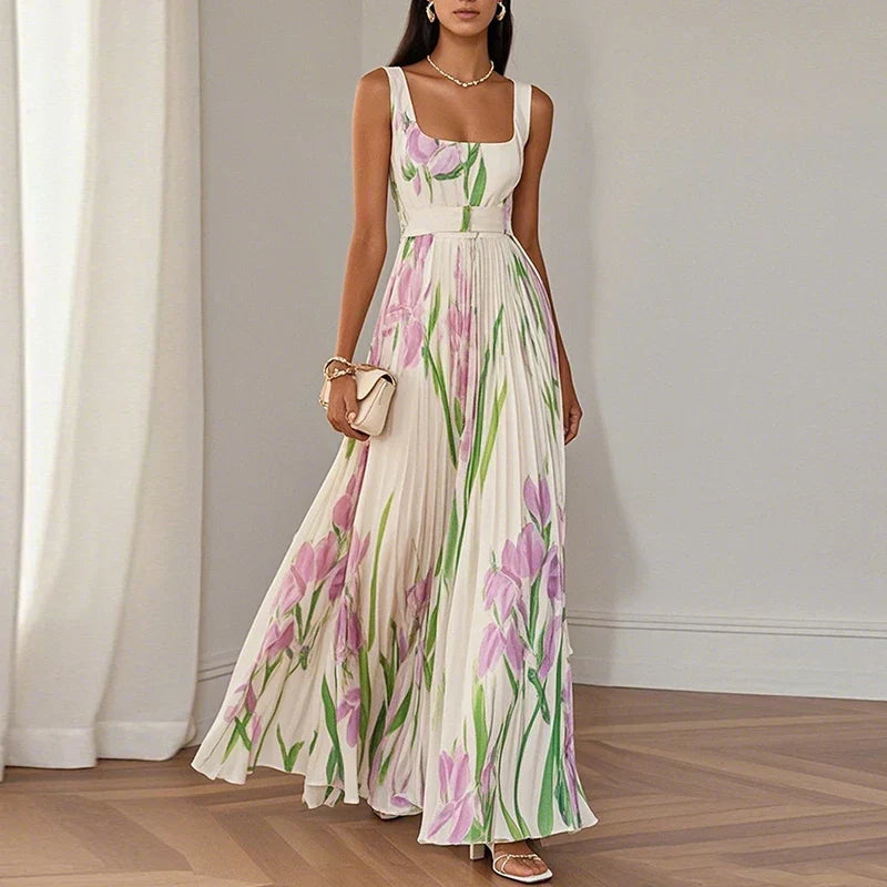 Oriah | Vestito Maxi A-Line Floreale