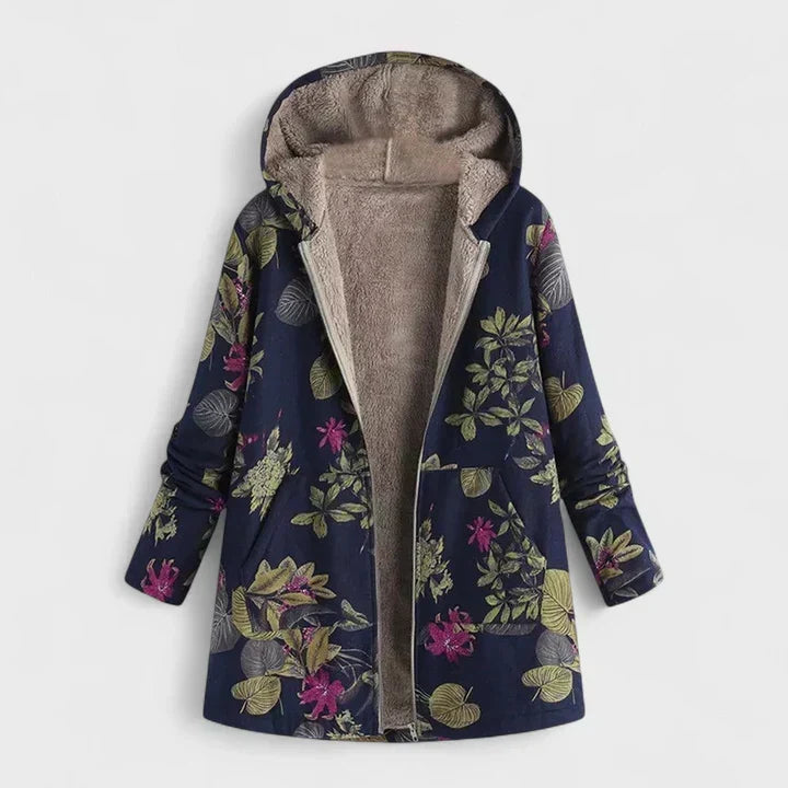 Claudia | Parka Botanico con Cappuccio