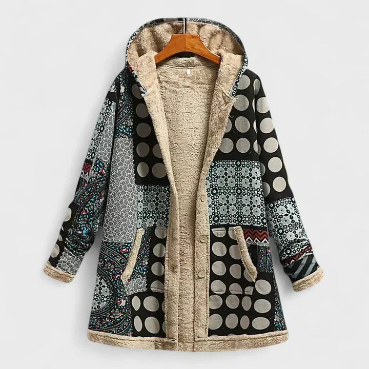 Claudia | Parka Botanico con Cappuccio